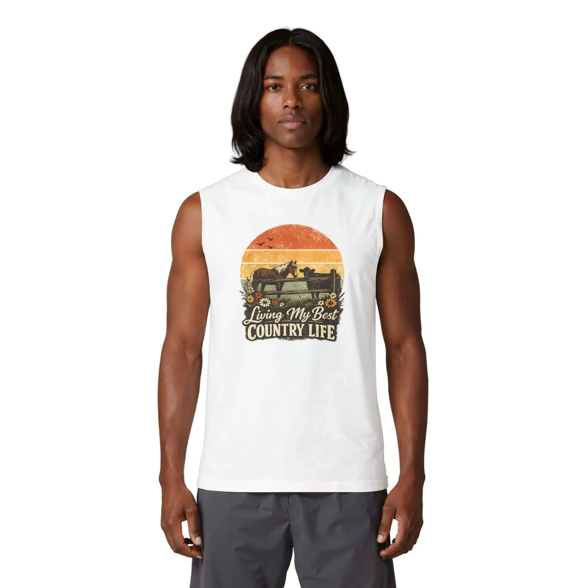 Country Life Tank Top, Western Tank Apparel, Farm Tees - The Best New Thing