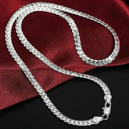 Sterling Silver Necklace, Fashion Jewelry, Necklace Gift for Women - The Best New Thing