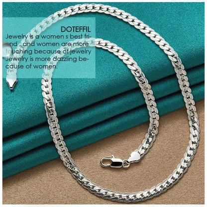 Sterling Silver Necklace, Fashion Jewelry, Necklace Gift for Women - The Best New Thing