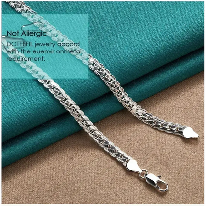 Sterling Silver Necklace, Fashion Jewelry, Necklace Gift for Women - The Best New Thing