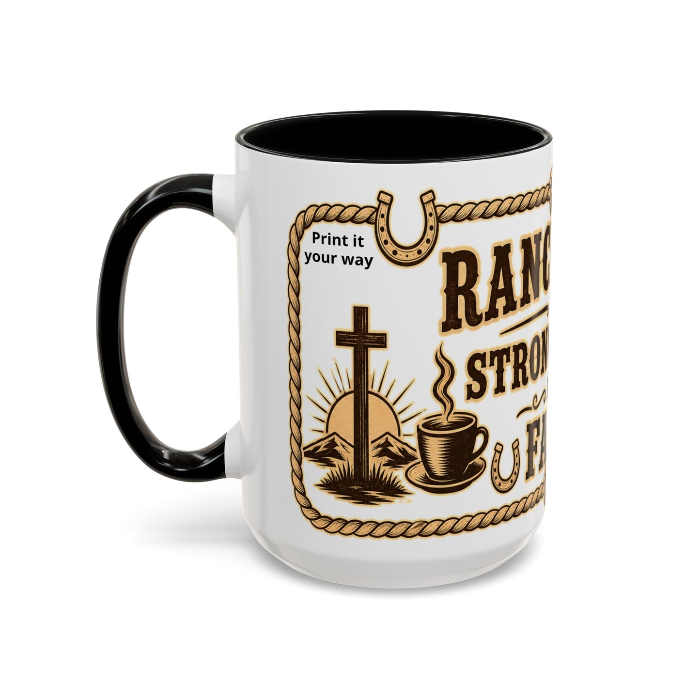 Ranch Life Coffee Mug, Fundraiser Mugs, Silent Auction Coffee Cups
