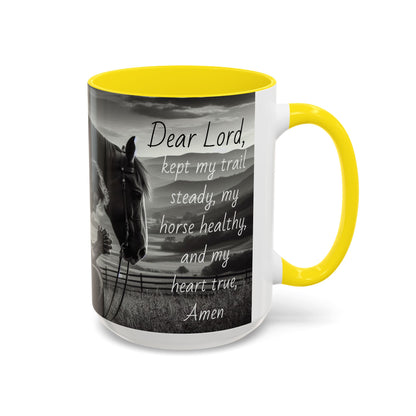 Praying Cowboy Inspirational Coffee Mug, Western Theme Mug
