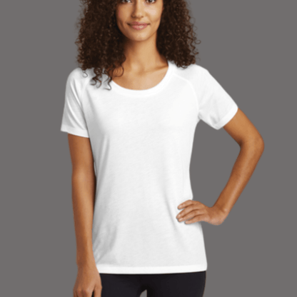 Funny Cowgirl T Shirts for Women, Women's Scoop Neck Raglan Tee in white, perfect for sassy cowgirls.