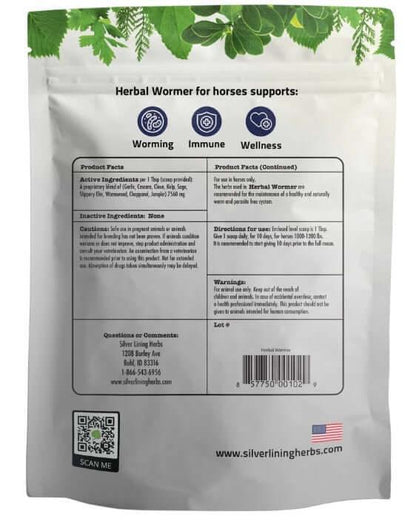 Herbal Horse Supplements, Herbal Horse Wormer, Silver Lining Herbs - The Best New Thing