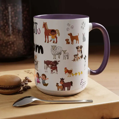 Best Gift for Mom Best Mom Ever Coffee Mug Farm Coffee Mug for Mom 15oz - Mugs