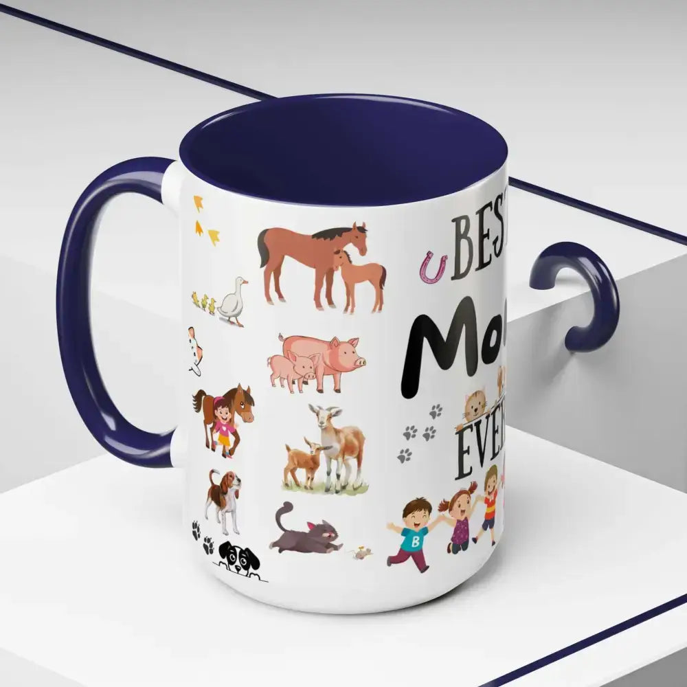 Best Gift for Mom Best Mom Ever Coffee Mug Farm Coffee Mug for Mom 15oz - Mugs
