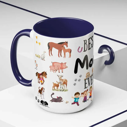 Best Gift for Mom Best Mom Ever Coffee Mug Farm Coffee Mug for Mom 15oz - Mugs