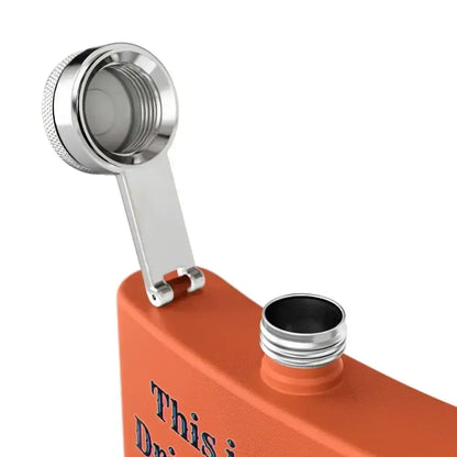 Black Angus Theme Whiskey Flask, Perfect Gift for Ranchers and Farmers - The Best New Thing