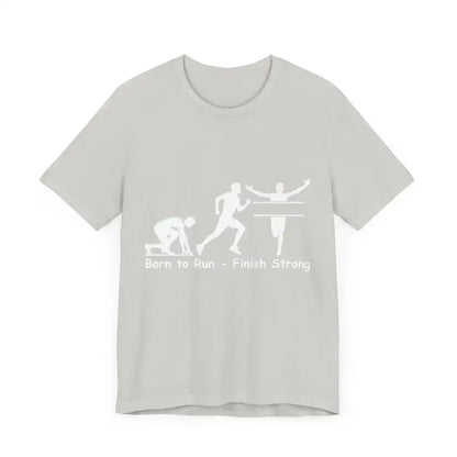 Born to Run Unisex Jersey Short Sleeve Shirt Runner Track Jogging T-Shirt Fitness Shirt - T-Shirt