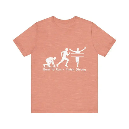 Born to Run Jersey Short Sleeve Shirt, Runner, Track, Fitness Shirt - The Best New Thing