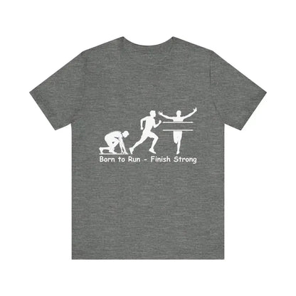 Born to Run Jersey Short Sleeve Shirt, Runner, Track, Fitness Shirt - The Best New Thing
