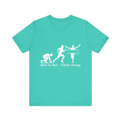 Born to Run Jersey Short Sleeve Shirt, Runner, Track, Fitness Shirt - The Best New Thing
