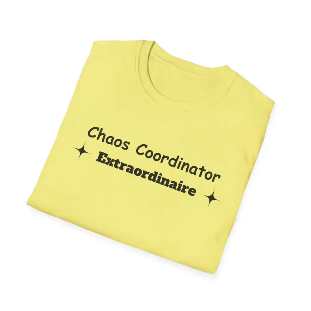 Chaos Coordinator Mother’s Day T-Shirt - Perfect Gift for Mom Gift for Dad Tee Shirt - T-Shirt