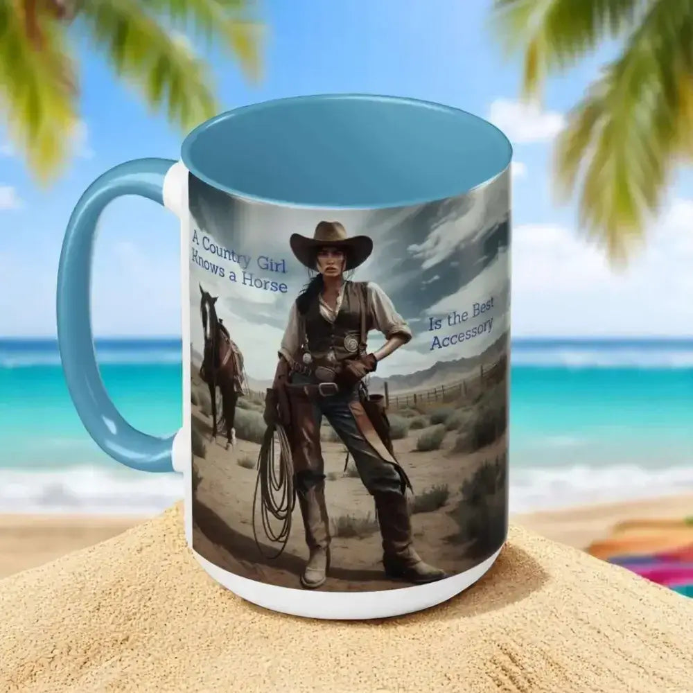 Country Girl Coffee Mug, Cowgirl Coffee Cups, Farm Mugs - The Best New Thing