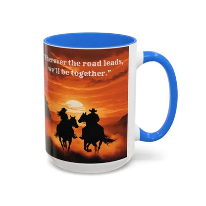 Country Western Mug, Ride into the Sunset Inspirational Coffee Mug - The Best New Thing