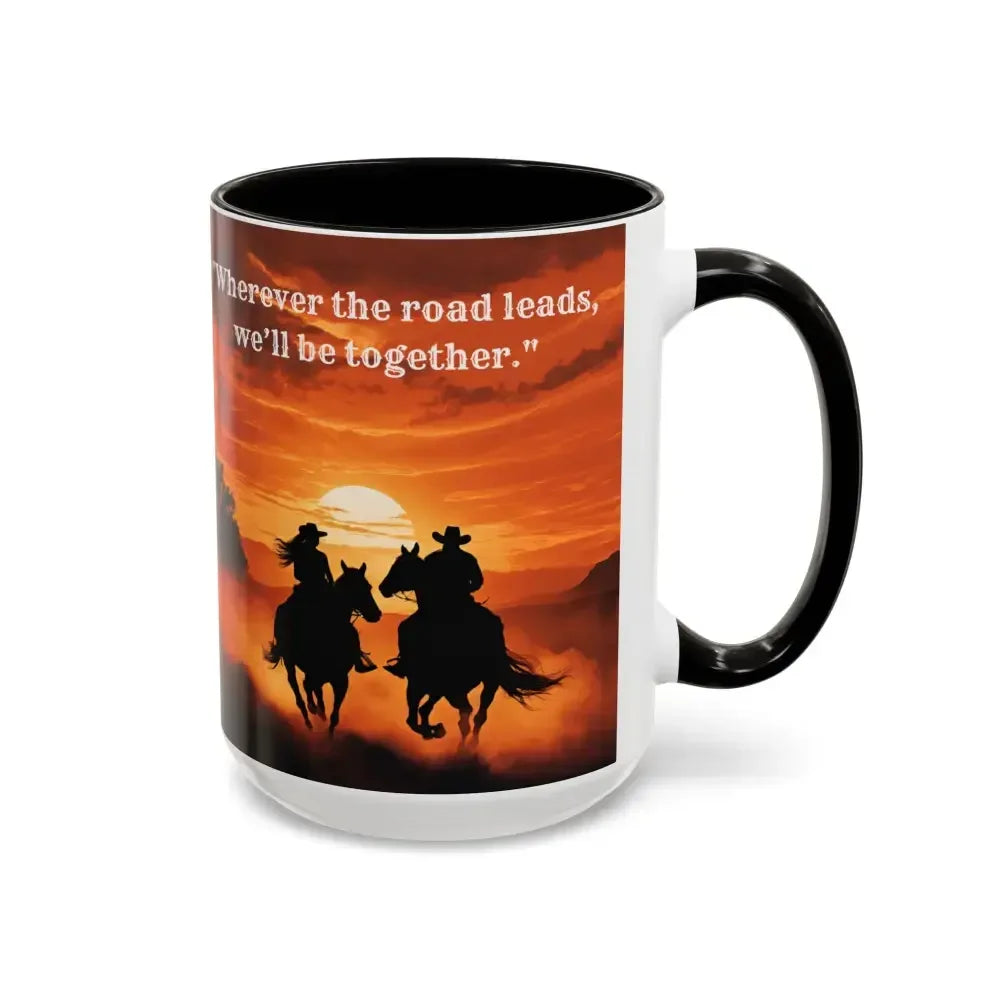 Country Western Mug, Ride into the Sunset Inspirational Coffee Mug - The Best New Thing
