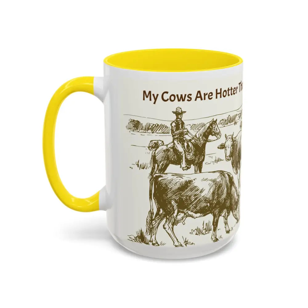 Cowboy Coffee Mug Farmer Coffee Cup 15oz Country Life Mug - Mug