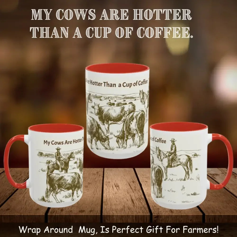 Cowboy Coffee Mug, Farmer Coffee Cup, 15oz Country Life Mug - The Best New Thing