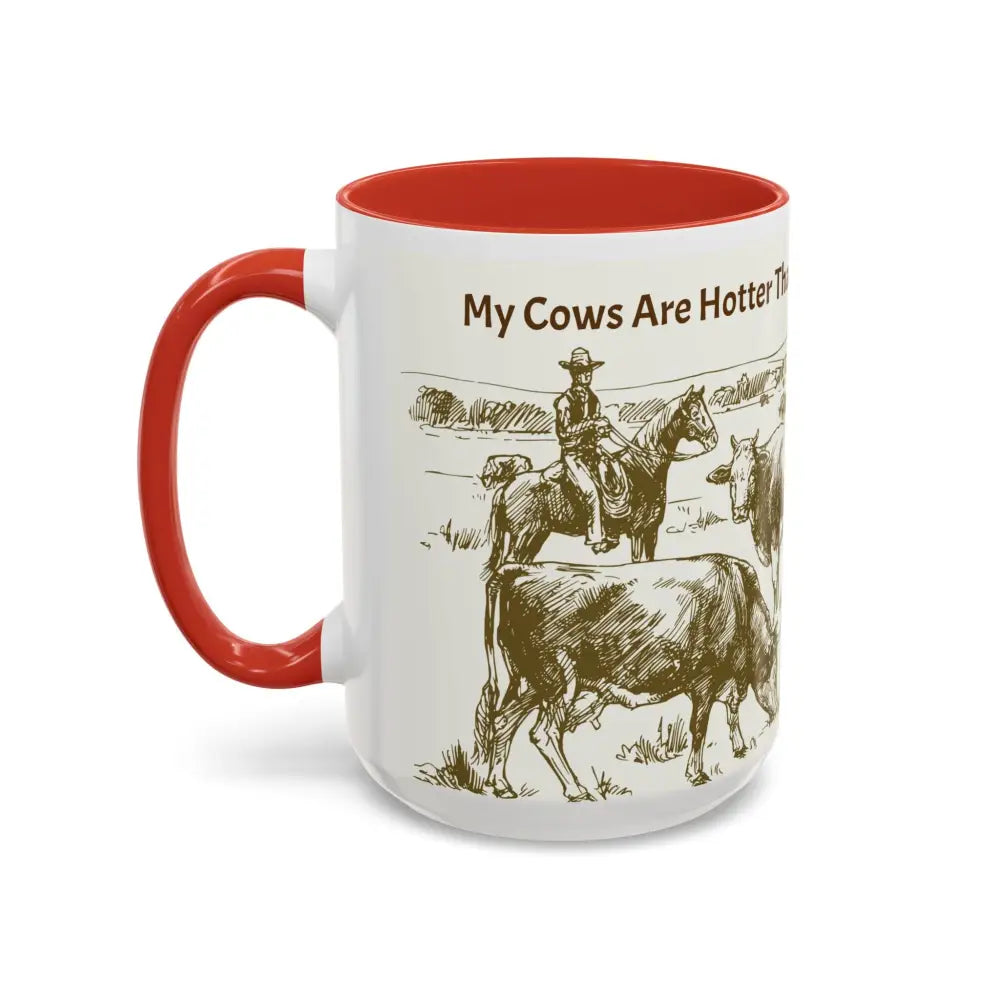 Cowboy Coffee Mug Farmer Coffee Cup 15oz Country Life Mug - Mug