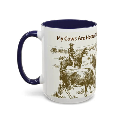 Cowboy Coffee Mug Farmer Coffee Cup 15oz Country Life Mug - Mug