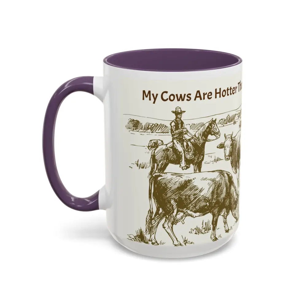 Cowboy Coffee Mug Farmer Coffee Cup 15oz Country Life Mug - Mug