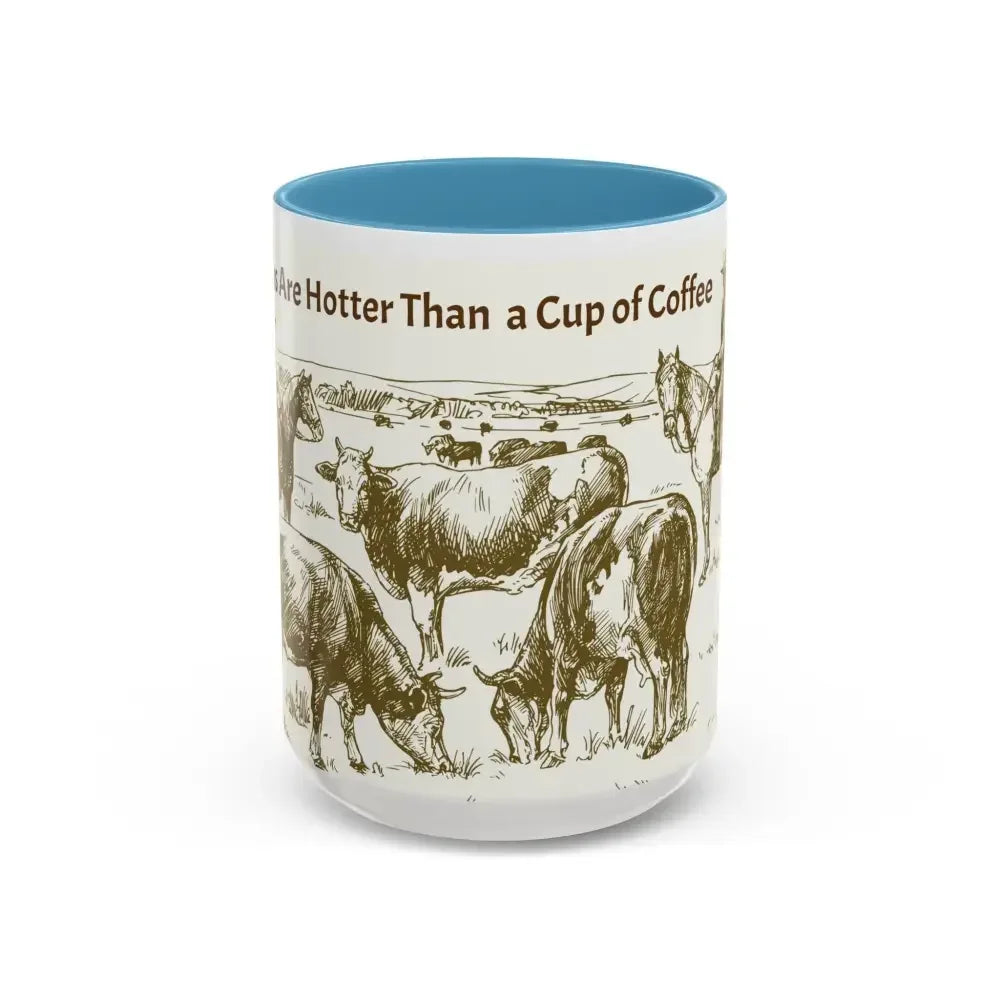 Cowboy Coffee Mug, Farmer Coffee Cup, 15oz Country Life Mug - The Best New Thing