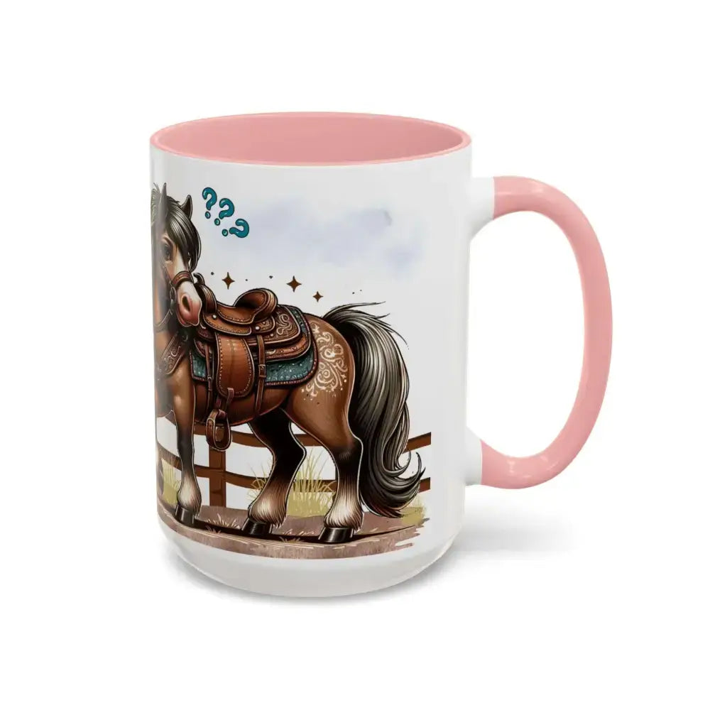 Cowboy Coffee Mug - Snubby Sassy Mare and Begging Cowboy - Mug