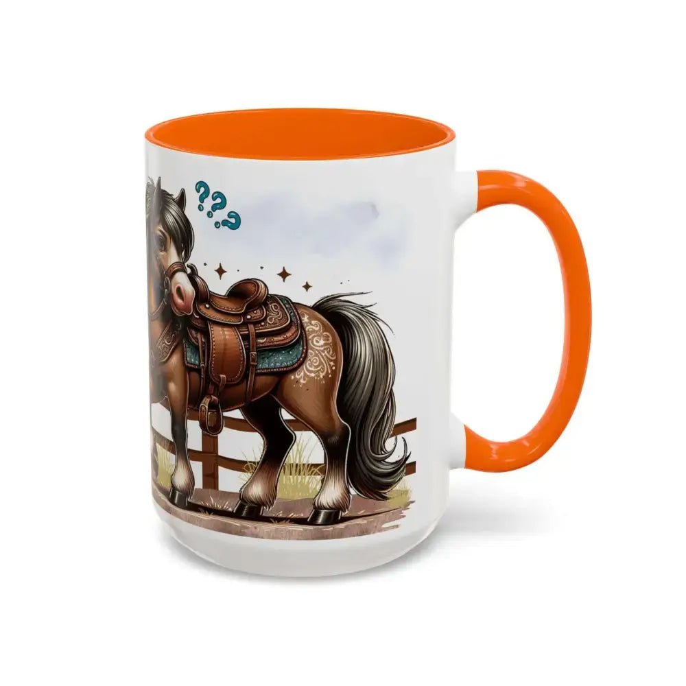 Cowboy Coffee Mug - Snubby Sassy Mare and Begging Cowboy - Mug