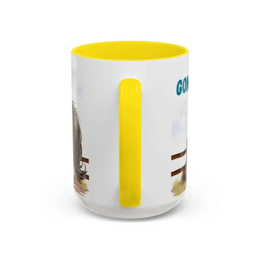 Cowboy Coffee Mug - Snubby Sassy Mare and Begging Cowboy - Mug