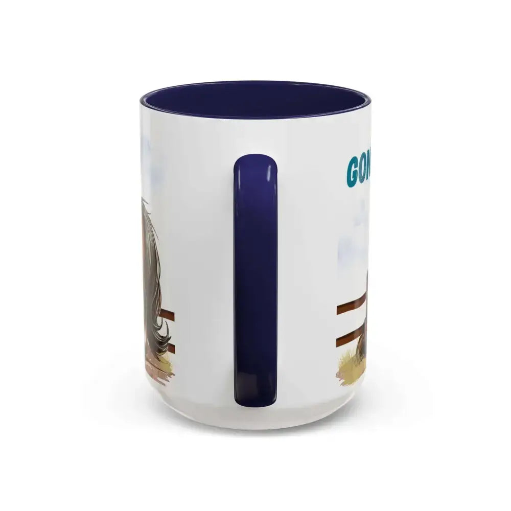 Cowboy Coffee Mug - Snubby Sassy Mare and Begging Cowboy - Mug