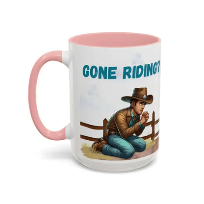 Cowboy Coffee Mug - Snubby Sassy Mare and Begging Cowboy - Mug