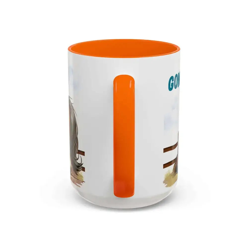 Cowboy Coffee Mug - Snubby Sassy Mare and Begging Cowboy - Mug