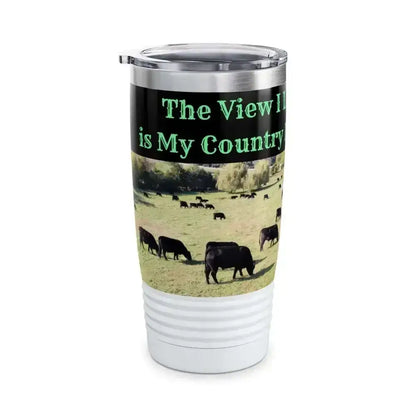 Cowboy Country Coffee Mug, Farmer Travel Tumbler, Gifts for Men 20oz - The Best New Thing
