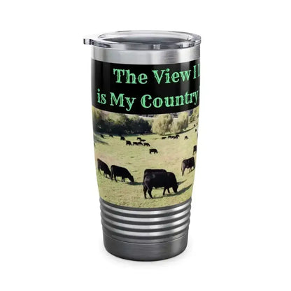 Cowboy Country Coffee Mug, Farmer Travel Tumbler, Gifts for Men 20oz - The Best New Thing