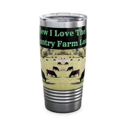 Cowboy Country Coffee Mug, Farmer Travel Tumbler, Gifts for Men 20oz - The Best New Thing