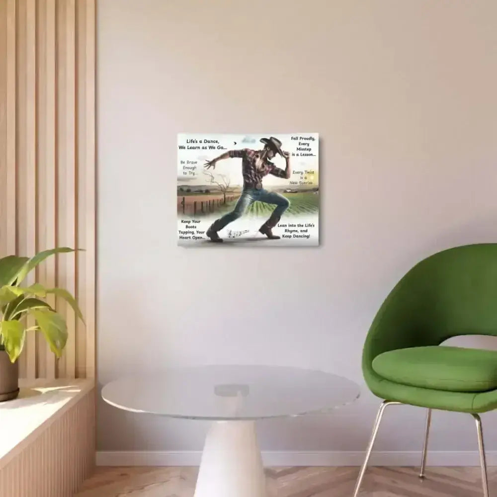 Cowboy Inspirational Metal Art Sign, Western Art Décor Aluminum Signs - The Best New Thing