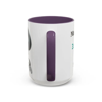 Cowgirl Coffee Mug featuring a vibrant handle, ideal for coffee lovers and western enthusiasts.