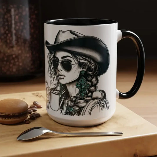 Cowgirl Coffee Mug, Cowgirls and Coffee, Rodeo, Western Enthusiasts - The Best New Thing