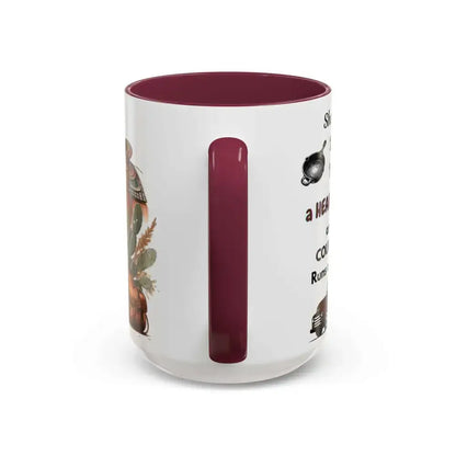 Cowgirl Tough 15oz Mug – “Spine Like a Skillet Heart Like a Truck” Inspirational Western Gift Cowgirl Coffee Mugs - Mugs