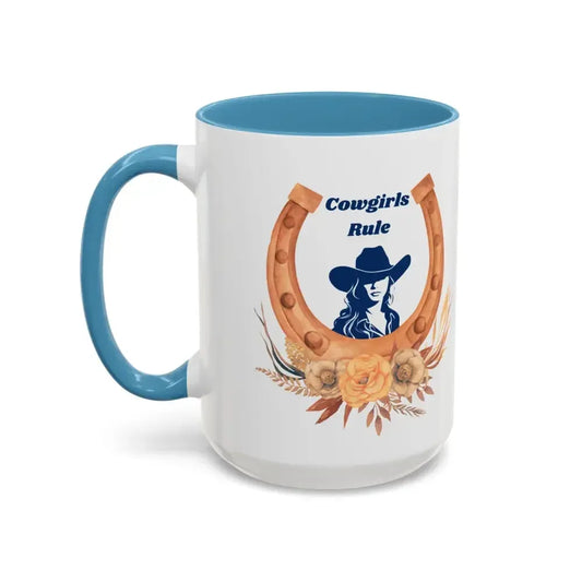 Cowgirls Rule, 15oz Coffee MUG, Country Mug, Cowgirl Mug - The Best New Thing