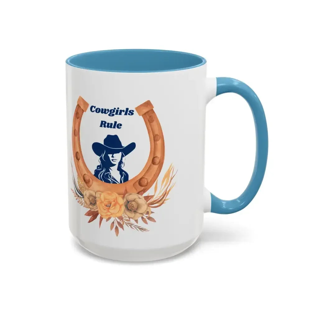 Cowgirls Rule, 15oz Coffee MUG, Country Mug, Cowgirl Mug - The Best New Thing
