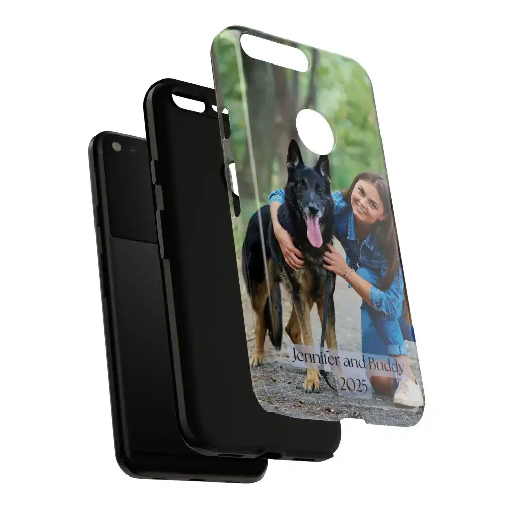 Custom Cell Phone Case for Google Pixel Personalized Tough Cases for Pet Lovers Unique Gifts - Phone Case