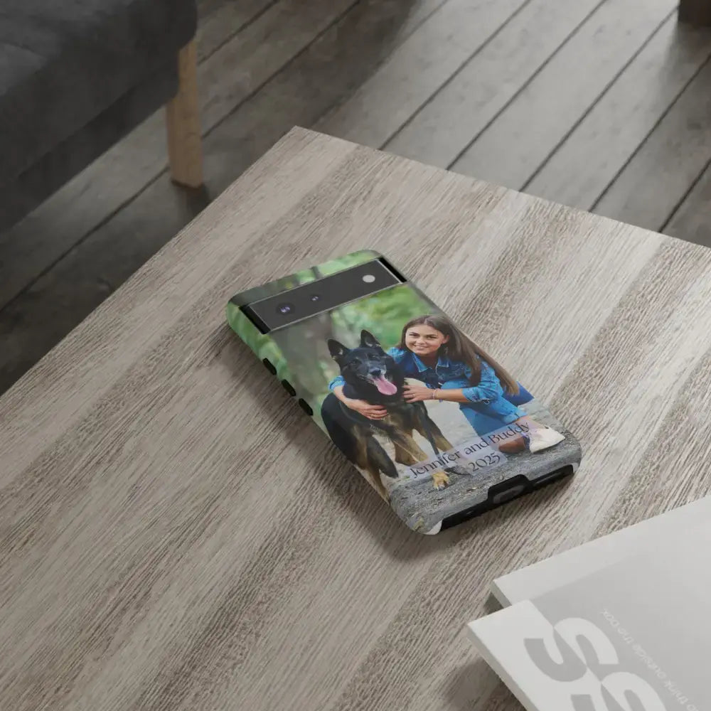 Custom Cell Phone Case for Google Pixel Personalized Tough Cases for Pet Lovers Unique Gifts - Phone Case