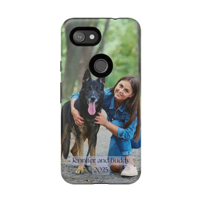 Custom Cell Phone Case for Google Pixel Personalized Tough Cases for Pet Lovers Unique Gifts - Google Pixel 3a / Matte