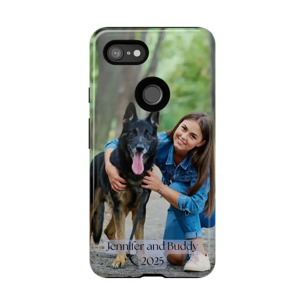 Custom Cell Phone Case for Google Pixel Personalized Tough Cases for Pet Lovers Unique Gifts - Google Pixel 3 XL