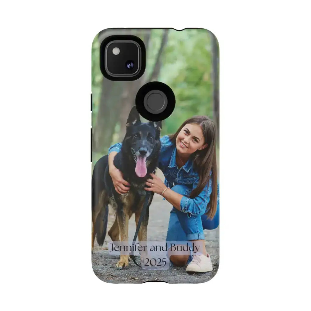 Custom Cell Phone Case for Google Pixel Personalized Tough Cases for Pet Lovers Unique Gifts - Google Pixel 4a / Matte
