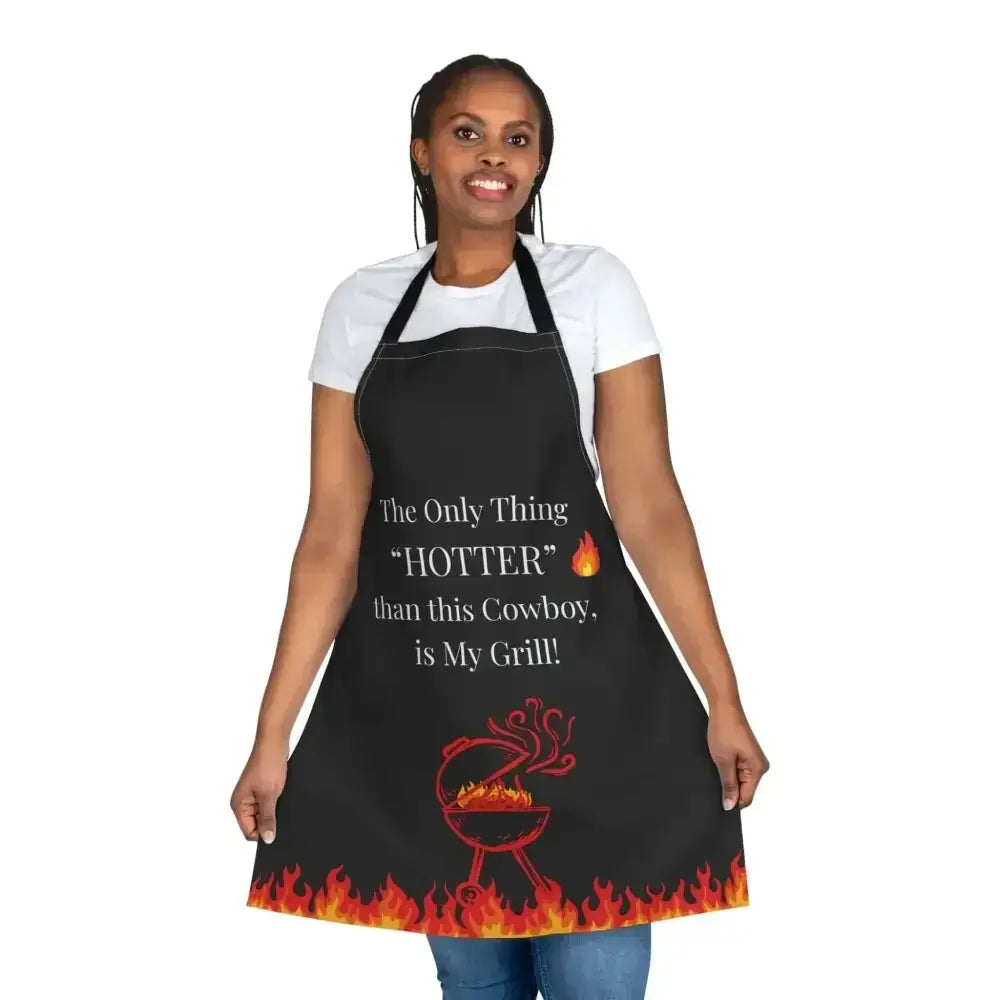 Dad Grill Master BBQ Apron, Gifts for Dad, Western Apron for Husband - The Best New Thing