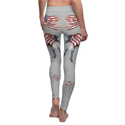 Equestrian Casual Leggings, Horse Print Workout Activewear Pants, Yoga Leggins - The Best New Thing