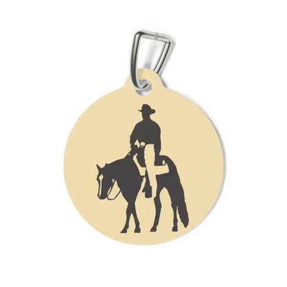 Equestrian Prayer Tack Tag Horse Lover’s Tag Unique Pet Accessory Gift for Animal Lovers Western Theme Tag - 1’’ - Tags