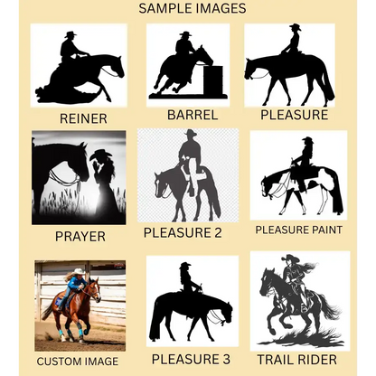 Equestrian Prayer Tack Tag Horse Lover’s Tag Unique Pet Accessory Gift for Animal Lovers Western Theme Tag - 1’’ - Tags